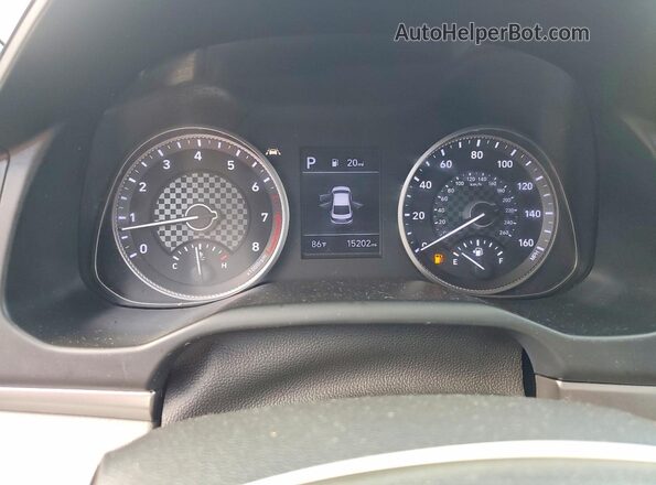 KMHD74LF7LU024325 2020 HYUNDAI ELANTRA Red Instrument cluster view