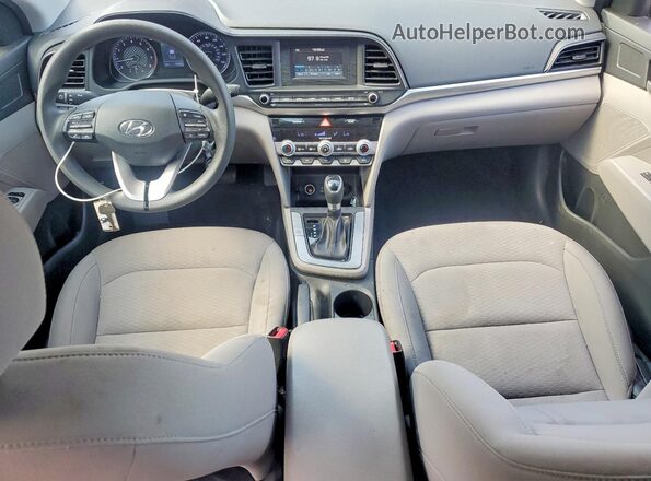 KMHD74LF7LU024325 2020 HYUNDAI ELANTRA Red Dashboard view