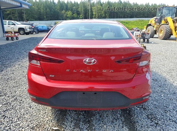 KMHD74LF7LU024325 2020 HYUNDAI ELANTRA Red Rear view