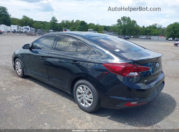 KMHD74LF7LU979142 2020 HYUNDAI ELANTRA Black Trasero izquierdo