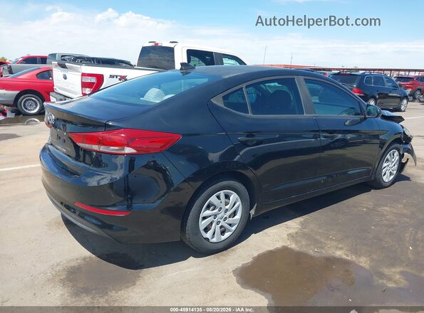 KMHD74LF8HU084640 2017 HYUNDAI ELANTRA Black Trasero derecho