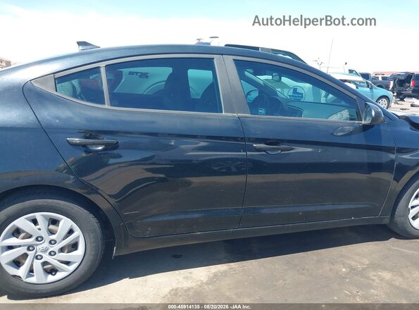 KMHD74LF8HU084640 2017 HYUNDAI ELANTRA Black Vista interior trasera