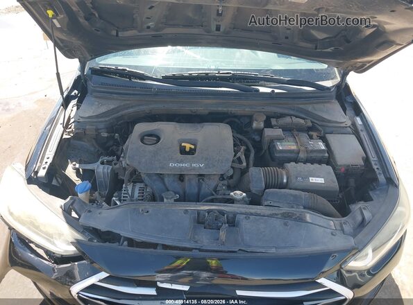 KMHD74LF8HU084640 2017 HYUNDAI ELANTRA Black Vista trasera