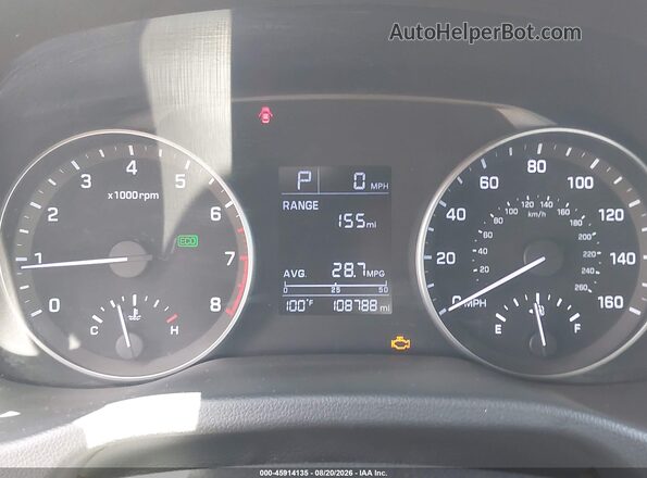 KMHD74LF8HU084640 2017 HYUNDAI ELANTRA Black Vista de los asientos traseros