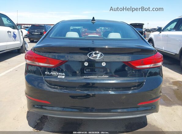 KMHD74LF8HU084640 2017 HYUNDAI ELANTRA Black 