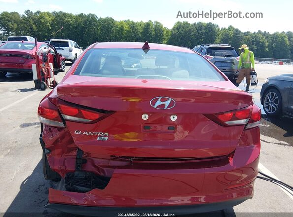 KMHD74LF8HU172491 2017 HYUNDAI ELANTRA Red წინა ხედი
