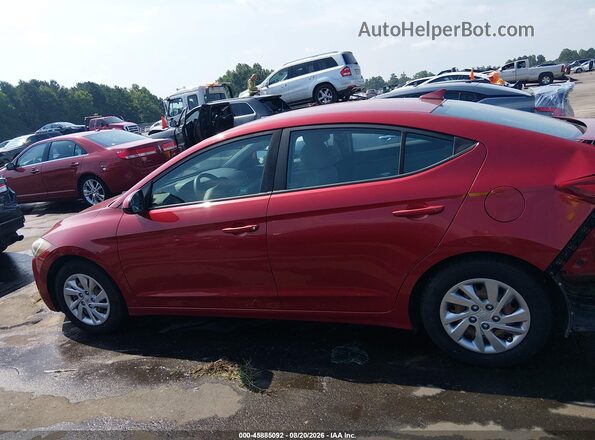 KMHD74LF8HU172491 2017 HYUNDAI ELANTRA Red სალონის 360-გრადუსიანი ხედი