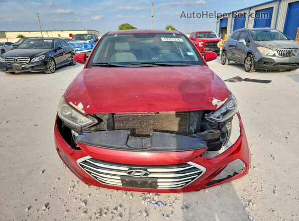 KMHD74LF8HU189405 2017 HYUNDAI ELANTRA Red წინა ხედი