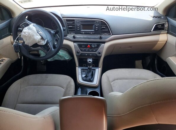 KMHD74LF8HU364977 2017 HYUNDAI ELANTRA Red Առջևի վահանակի տեսք