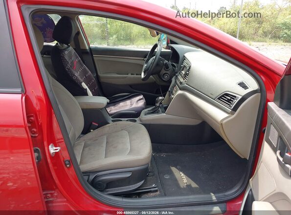KMHD74LF8HU394545 2017 HYUNDAI ELANTRA Red Սալոնի դիմացի տեսք