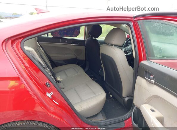 KMHD74LF8HU394545 2017 HYUNDAI ELANTRA Red VIN կոդի պիտակի տեսք