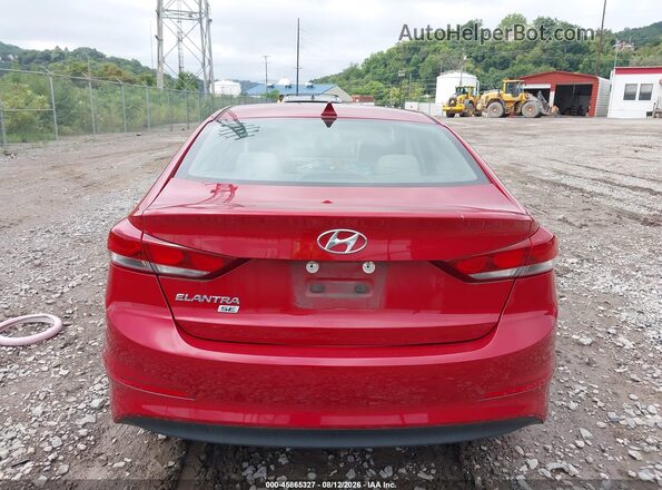 KMHD74LF8HU394545 2017 HYUNDAI ELANTRA Red 