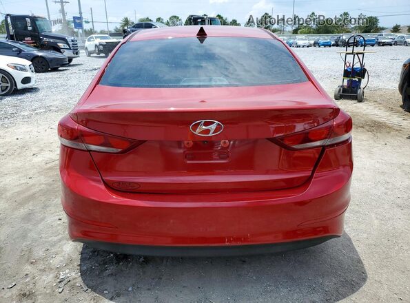 KMHD74LF8HU396330 2017 HYUNDAI ELANTRA Red უკანა ხედი