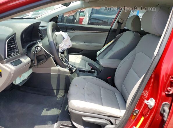 KMHD74LF8HU396330 2017 HYUNDAI ELANTRA Red წინა სალონის ხედი