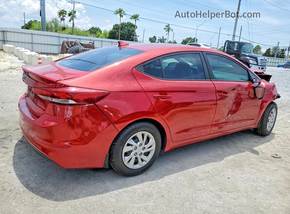 KMHD74LF8HU396330 2017 HYUNDAI ELANTRA Red უკანა მარჯვენა