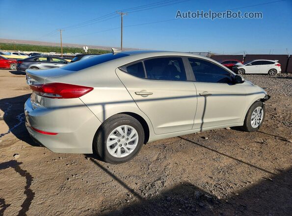 KMHD74LF8HU398868 2017 HYUNDAI ELANTRA Золотой Задняя правая четверть