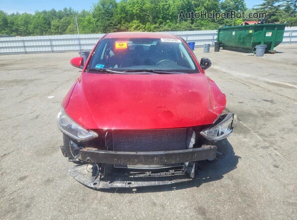KMHD74LF8HU405446 2017 HYUNDAI ELANTRA Red Front view