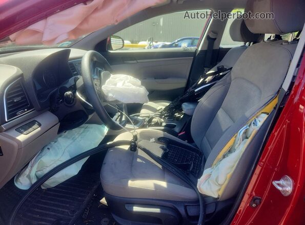 KMHD74LF8HU405446 2017 HYUNDAI ELANTRA Red Front interior view