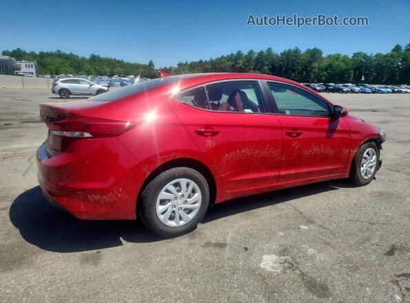 KMHD74LF8HU405446 2017 HYUNDAI ELANTRA Red Rear right