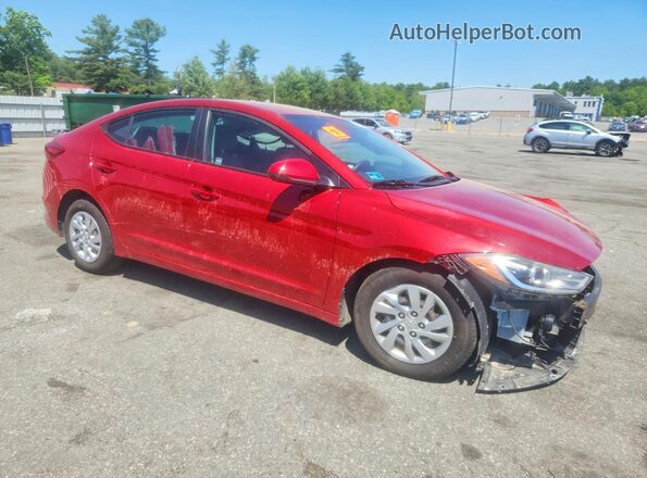 KMHD74LF8HU405446 2017 HYUNDAI ELANTRA Red Front right