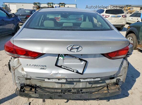 KMHD74LF8JU572122 2018 HYUNDAI ELANTRA Silver Rear view
