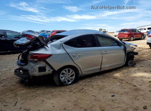 KMHD74LF8JU677954 2018 HYUNDAI ELANTRA Silver Задня права чверть
