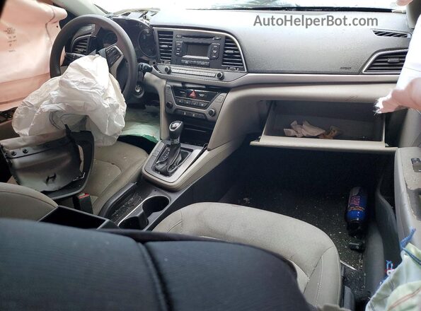 KMHD74LF8JU677954 2018 HYUNDAI ELANTRA Silver Вид панелі приладів