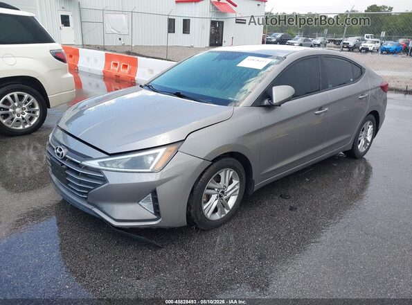 KMHD74LF8LU941578 2020 HYUNDAI ELANTRA Gray Передня ліва чверть