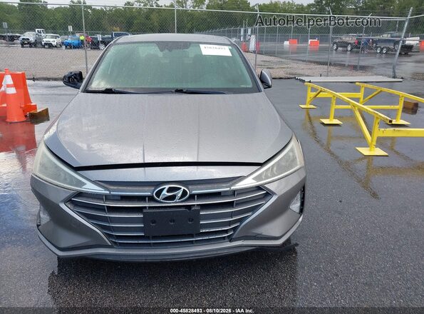 KMHD74LF8LU941578 2020 HYUNDAI ELANTRA Gray Вид щитка приладів