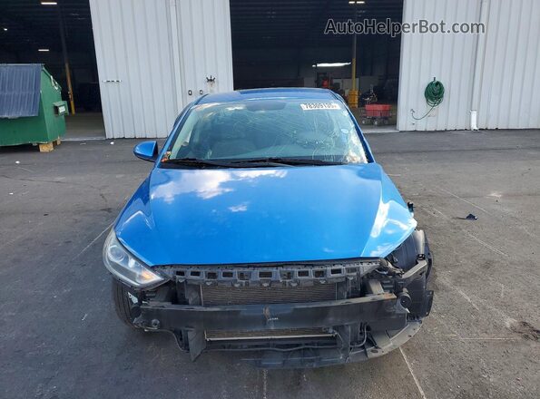 KMHD74LF9HU141749 2017 HYUNDAI ELANTRA Blue Vista frontal
