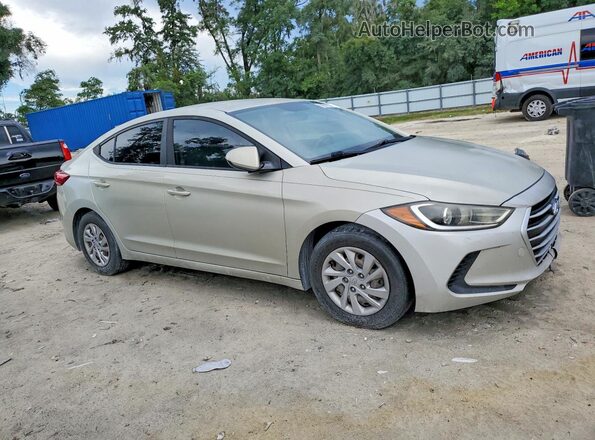 KMHD74LF9HU357181 2017 HYUNDAI ELANTRA Beige Передня права чверть