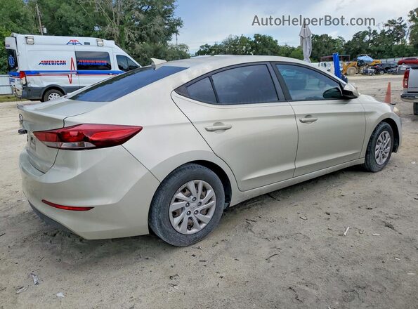 KMHD74LF9HU357181 2017 HYUNDAI ELANTRA Beige Задня права чверть
