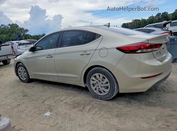 KMHD74LF9HU357181 2017 HYUNDAI ELANTRA Beige Задня ліва чверть