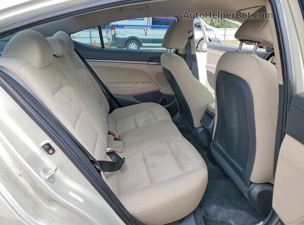 KMHD74LF9HU357181 2017 HYUNDAI ELANTRA Beige Вид задніх сидінь