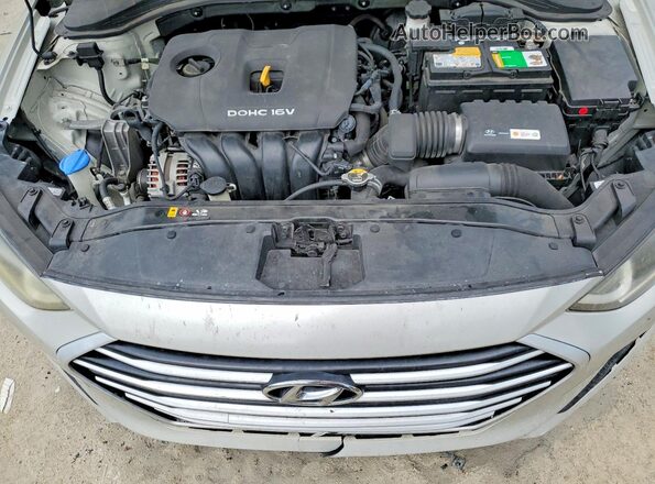 KMHD74LF9HU357181 2017 HYUNDAI ELANTRA Beige Вид задньої частини салону