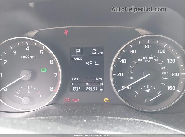 KMHD74LF9JU548363 2018 HYUNDAI ELANTRA Black Widok tylnych siedzeń