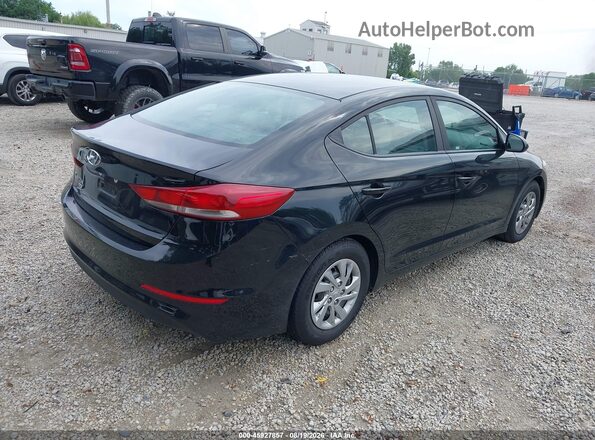 KMHD74LF9JU548363 2018 HYUNDAI ELANTRA Black Tył prawy
