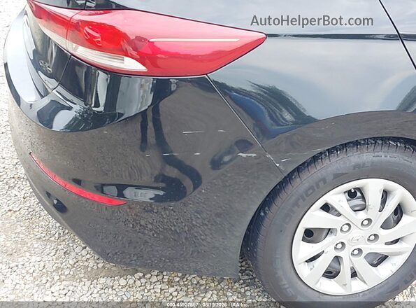 KMHD74LF9JU548363 2018 HYUNDAI ELANTRA Black Widok z przodu