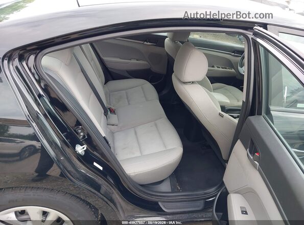 KMHD74LF9JU548363 2018 HYUNDAI ELANTRA Black Widok naklejki z numerem VIN