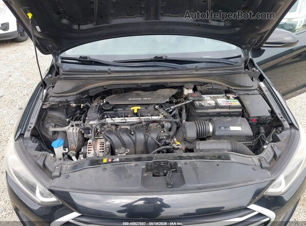 KMHD74LF9JU548363 2018 HYUNDAI ELANTRA Black Widok z tyłu