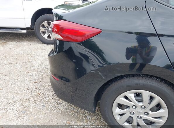 KMHD74LF9JU548363 2018 HYUNDAI ELANTRA Black Widok wnętrza z tyłu