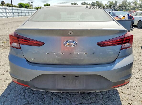KMHD74LF9KU756535 2019 HYUNDAI ELANTRA Серый Вид сзади