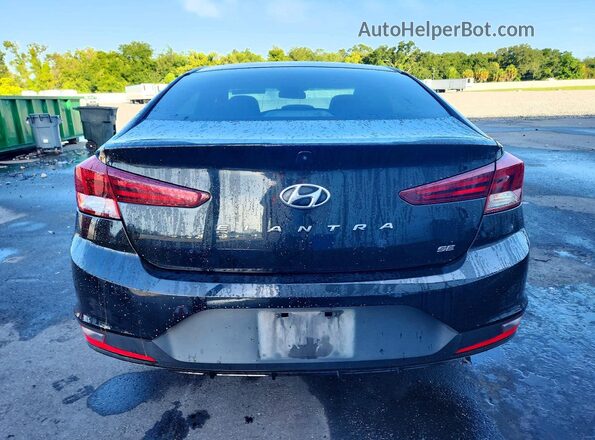 KMHD74LF9KU846039 2019 HYUNDAI ELANTRA Black Rear view