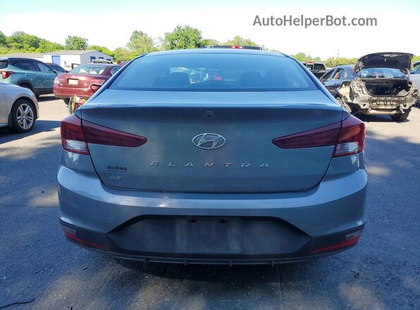 KMHD74LF9KU853623 2019 HYUNDAI ELANTRA Gray Հետևի տեսք