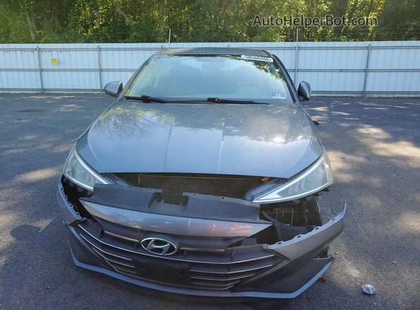 KMHD74LF9KU853623 2019 HYUNDAI ELANTRA Gray Դիմացի տեսք