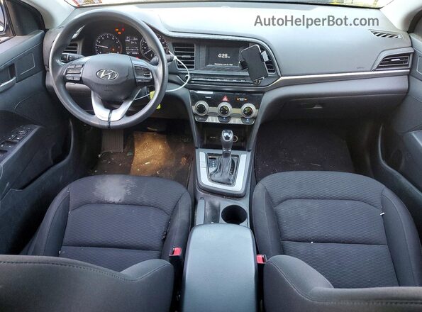 KMHD74LF9KU853623 2019 HYUNDAI ELANTRA Gray Առջևի վահանակի տեսք