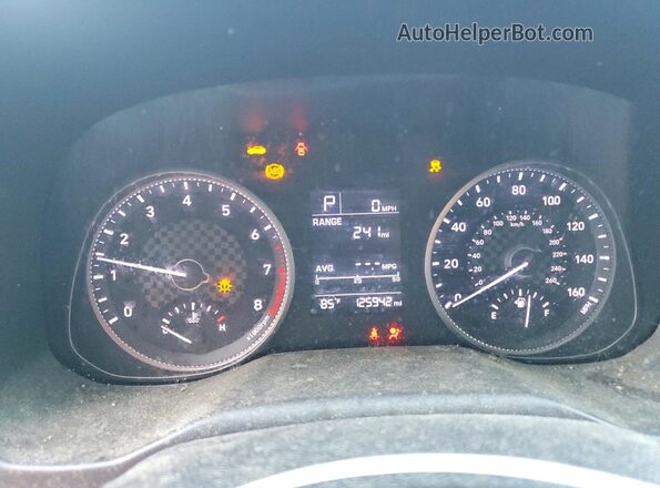 KMHD74LF9KU853623 2019 HYUNDAI ELANTRA Gray Սարքավորումների վահանակի տեսք