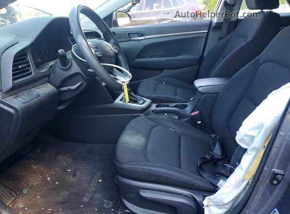 KMHD74LF9KU853623 2019 HYUNDAI ELANTRA Gray Սալոնի դիմացի տեսք