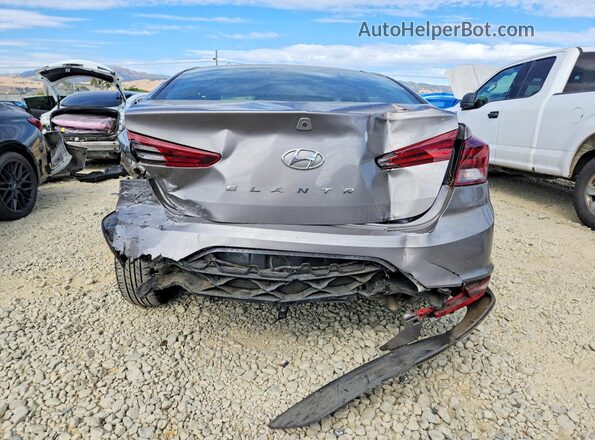 KMHD74LF9LU066754 2020 HYUNDAI ELANTRA Gray Rear view