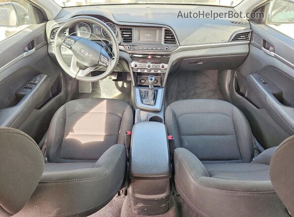KMHD74LF9LU066754 2020 HYUNDAI ELANTRA Gray Dashboard view